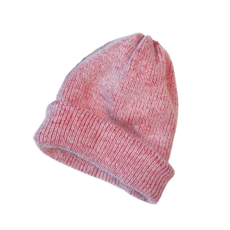 Wool Knit Beanie Hat