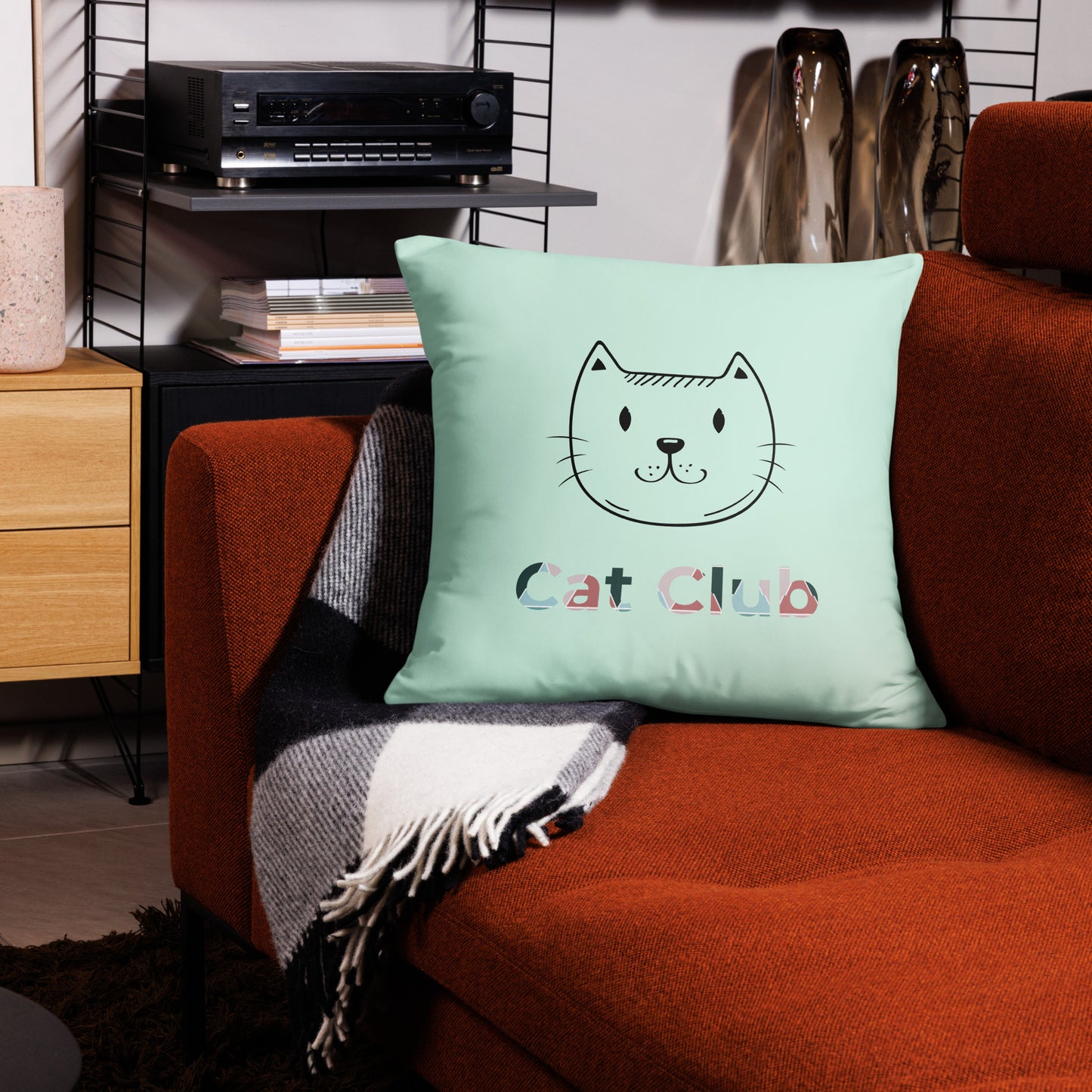 Cat Club Pillow Case