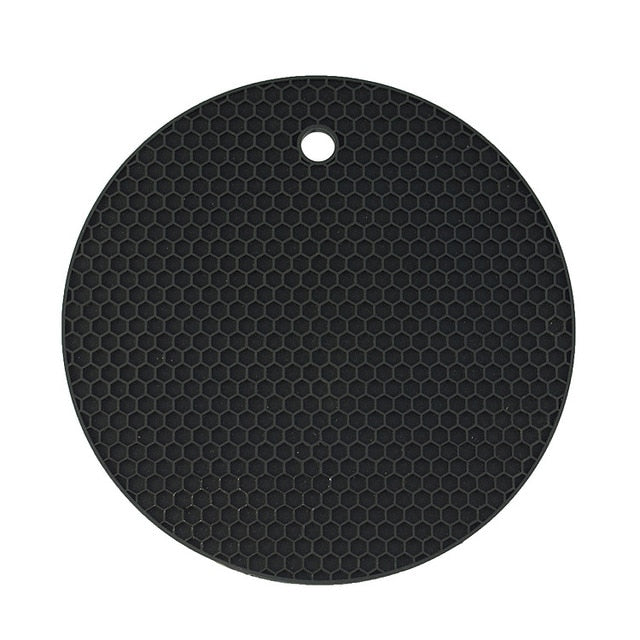 Round Heat-Resistant Silicone Coaster - M. Mazu Global