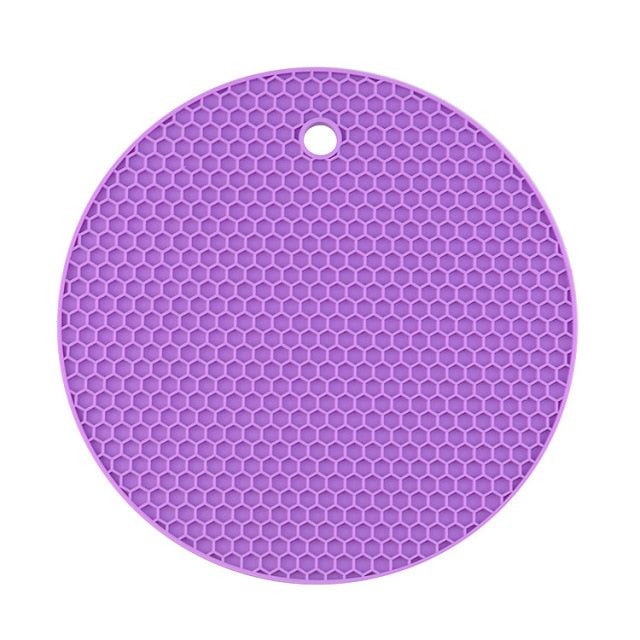 Round Heat-Resistant Silicone Coaster - M. Mazu Global