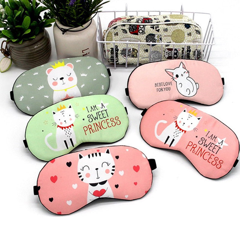 Cartoon Soft Relaxing Padded Eye Mask