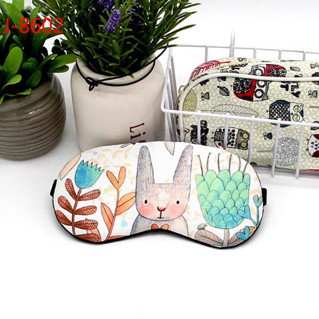 Cartoon Soft Relaxing Padded Eye Mask