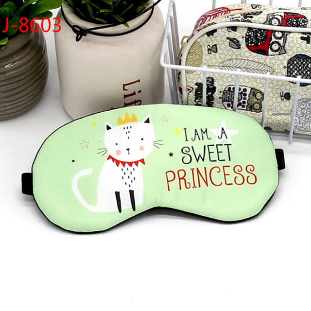 Cartoon Soft Relaxing Padded Eye Mask