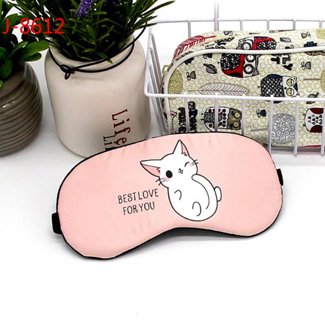 Cartoon Soft Relaxing Padded Eye Mask