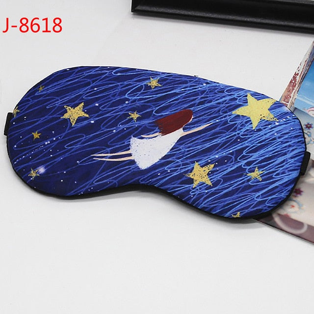 Cartoon Soft Relaxing Padded Eye Mask