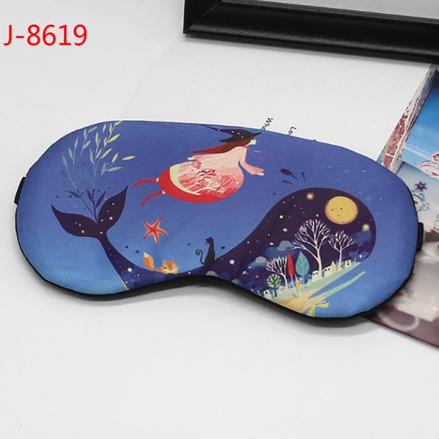 Cartoon Soft Relaxing Padded Eye Mask