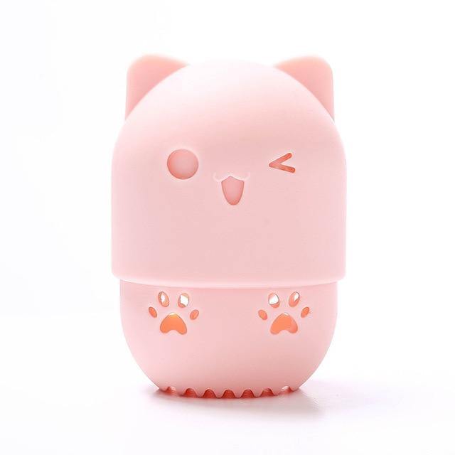 Kitten Beauty Blender Portable Holder/Drying Case.