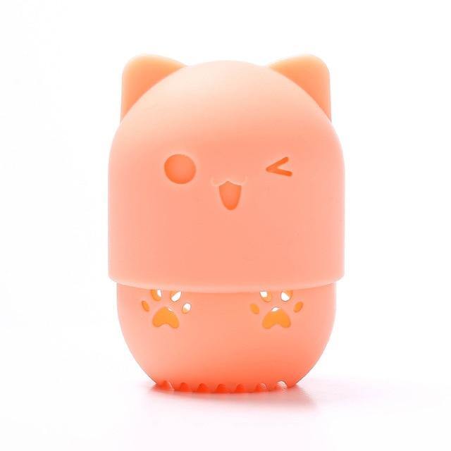 Kitten Beauty Blender Portable Holder/Drying Case.