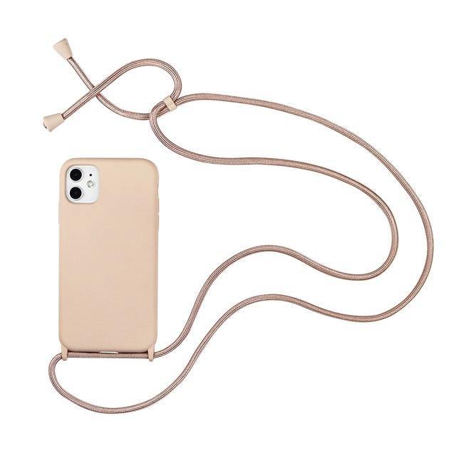 Crossbody Lanyard Strap iPhone Case.