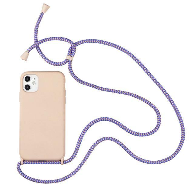 Crossbody Lanyard Strap iPhone Case.