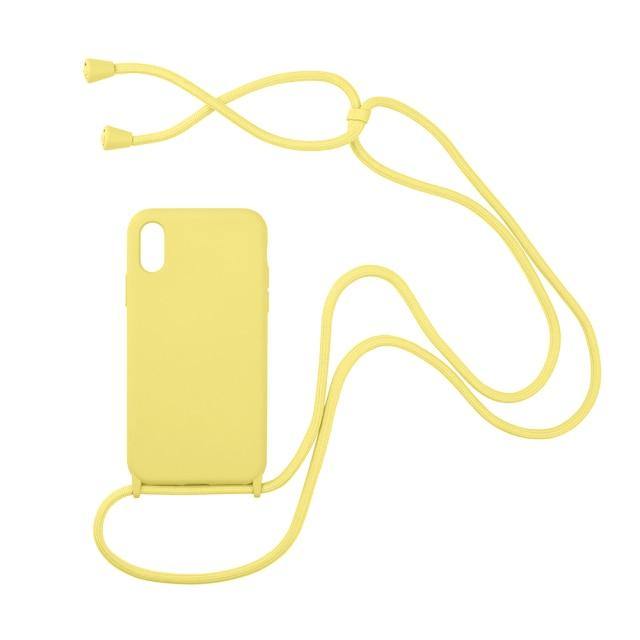 Crossbody Lanyard Strap iPhone Case.