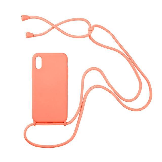 Crossbody Lanyard Strap iPhone Case.