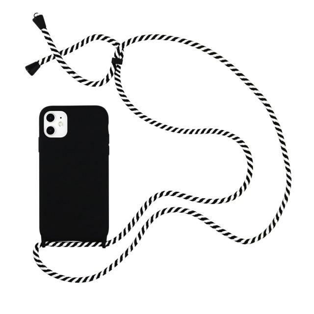 Crossbody Lanyard Strap iPhone Case.