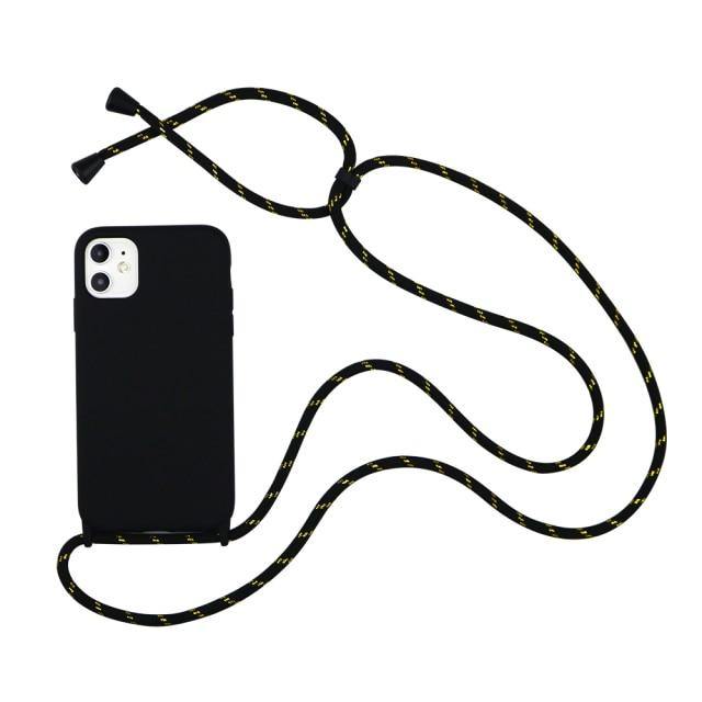 Crossbody Lanyard Strap iPhone Case.