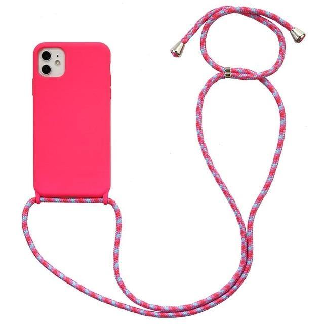 Crossbody Lanyard Strap iPhone Case.