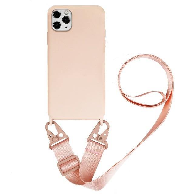 Crossbody Lanyard Strap iPhone Case.