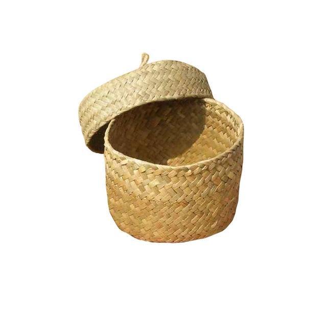 Handmade Bamboo Storage Basket.