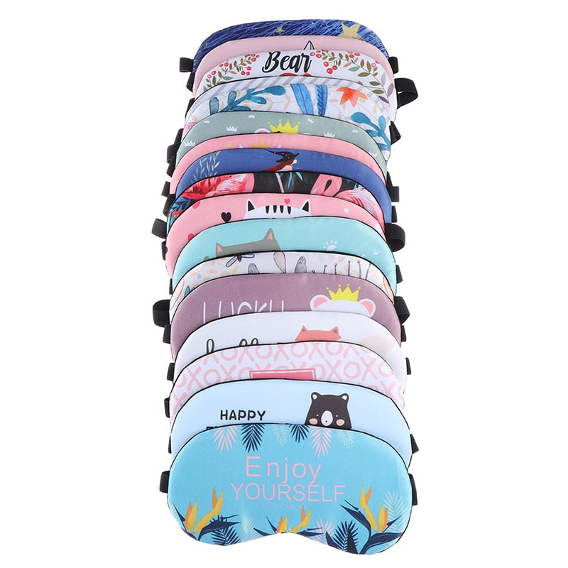 Cartoon Soft Relaxing Padded Eye Mask