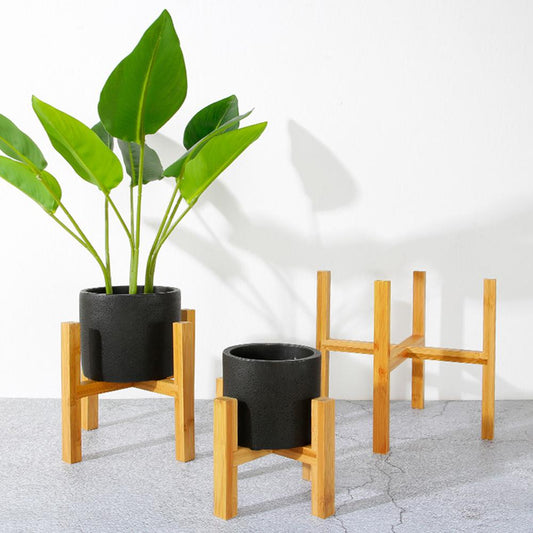 Wood Planter Pot Stand.