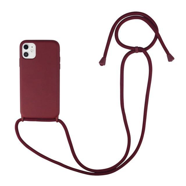 Crossbody Lanyard Strap iPhone Case.