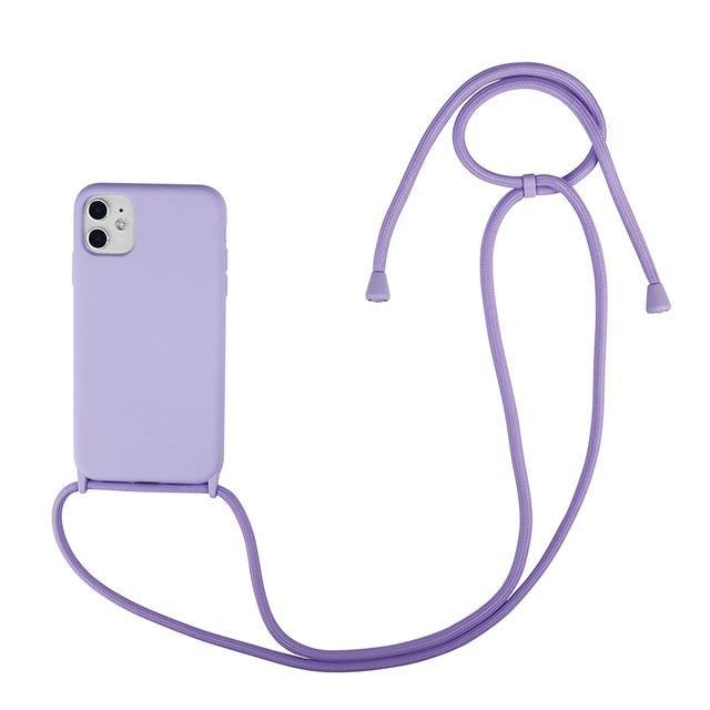 Crossbody Lanyard Strap iPhone Case.