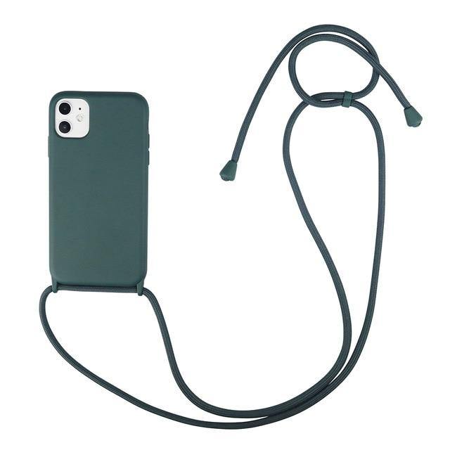 Crossbody Lanyard Strap iPhone Case.