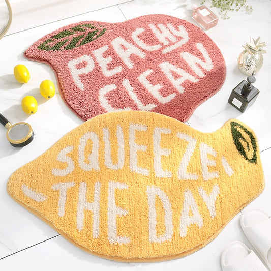 Peach and Lemon Doormat