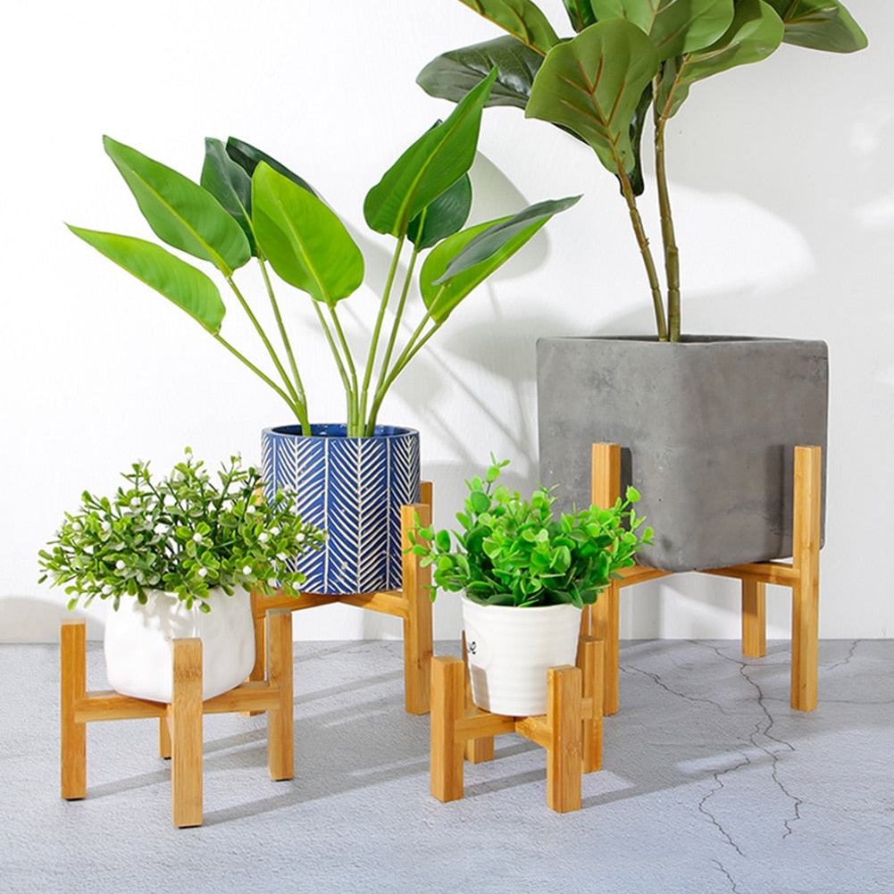 Wood Planter Pot Stand.