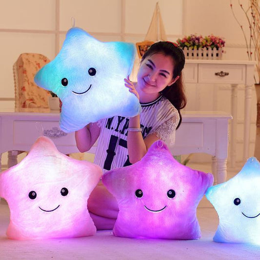 Glowing Star Pillow