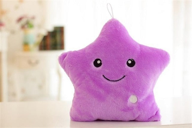 Glowing Star Pillow