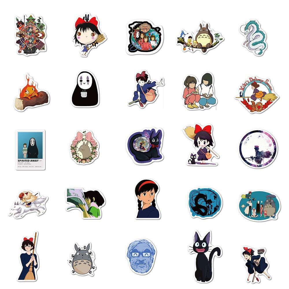 Hayao Miyazaki Studio Ghibli Stickers.