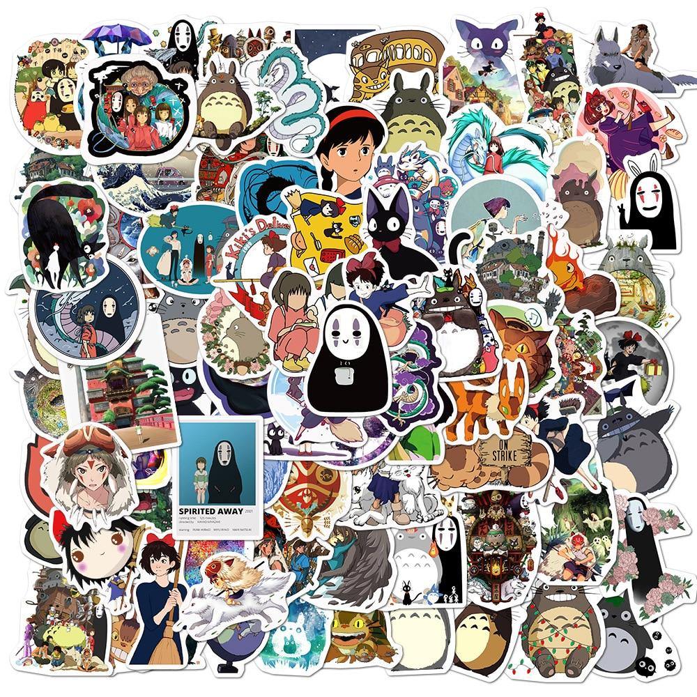 Hayao Miyazaki Studio Ghibli Stickers.