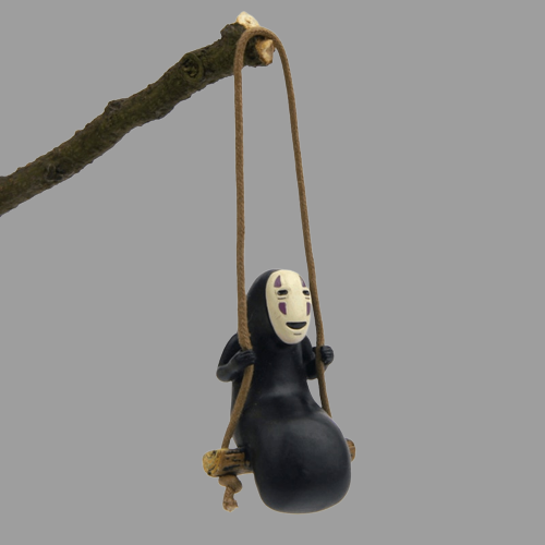 Figurine oscillante sans visage de Spirited Away