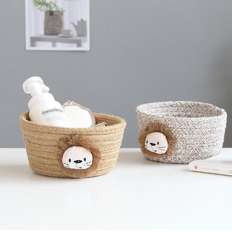 Cotton Rope Kids Storage Basket