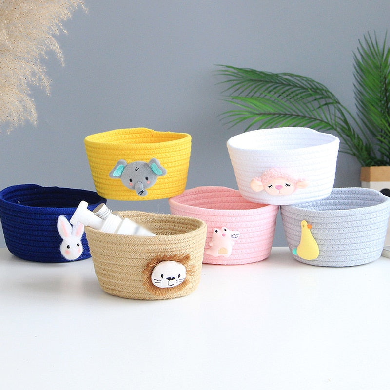 Cotton Rope Kids Storage Basket