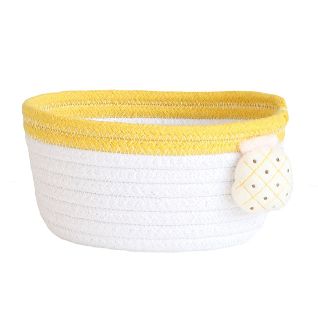 Cotton Rope Kids Storage Basket