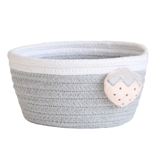 Cotton Rope Kids Storage Basket