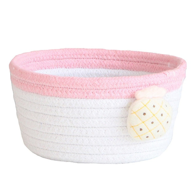 Cotton Rope Kids Storage Basket