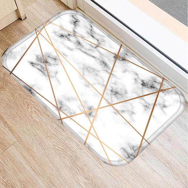 Marble Pattern Anti-Slip Door Mat.