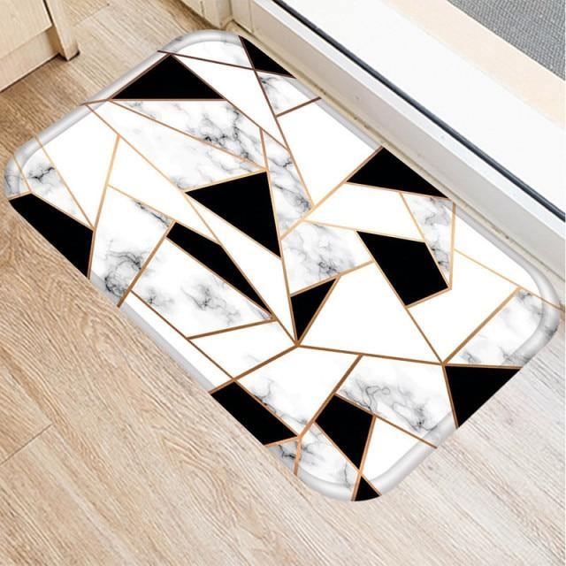 Marble Pattern Anti-Slip Door Mat.