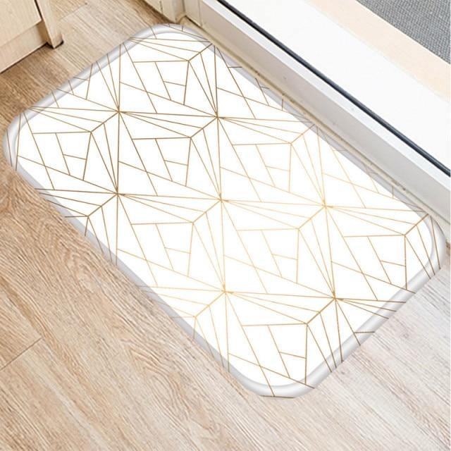 Marble Pattern Anti-Slip Door Mat.