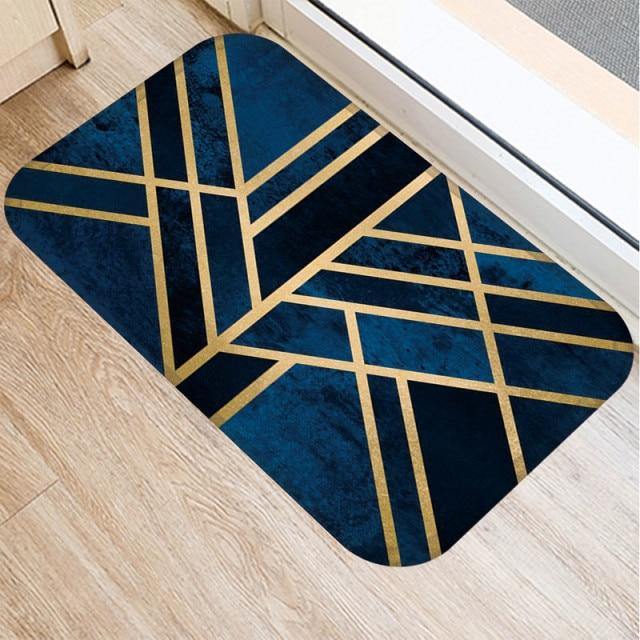 Marble Pattern Anti-Slip Door Mat.