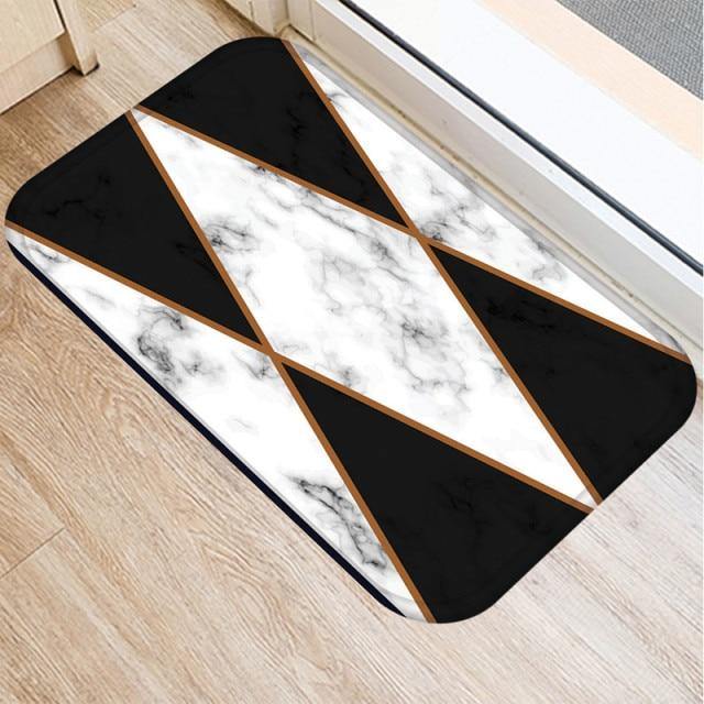 Marble Pattern Anti-Slip Door Mat.