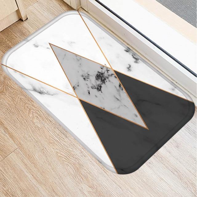 Marble Pattern Anti-Slip Door Mat.