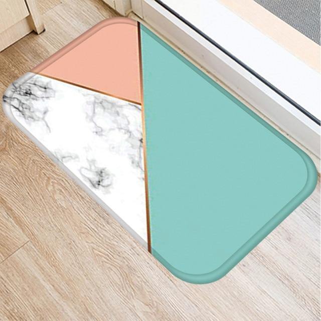 Marble Pattern Anti-Slip Door Mat.