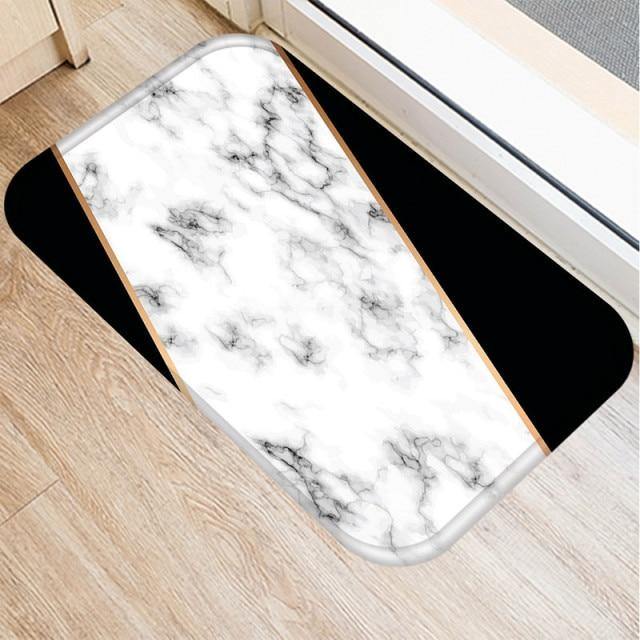 Marble Pattern Anti-Slip Door Mat.