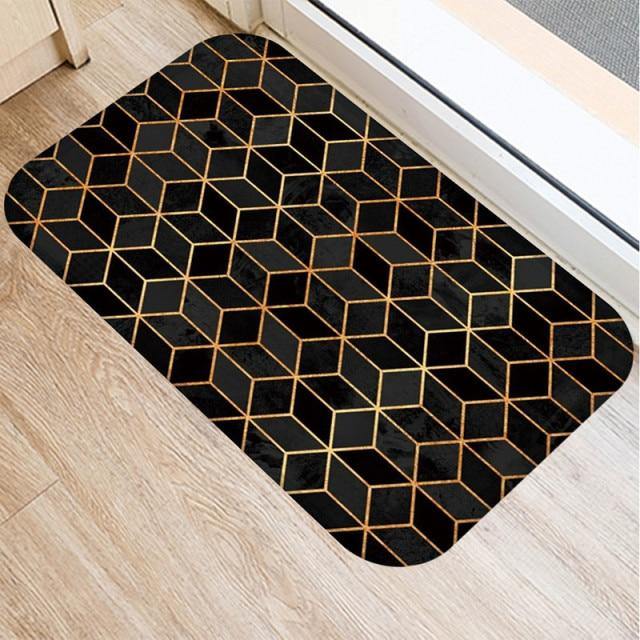 Marble Pattern Anti-Slip Door Mat.