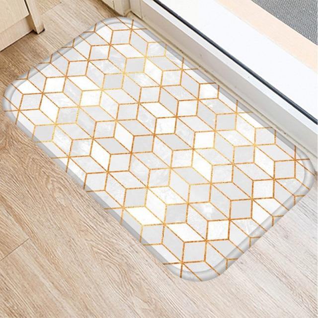 Marble Pattern Anti-Slip Door Mat.