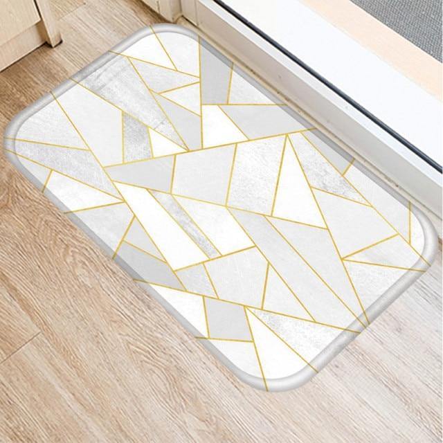 Marble Pattern Anti-Slip Door Mat.