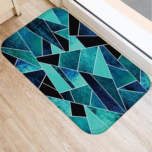 Marble Pattern Anti-Slip Door Mat.